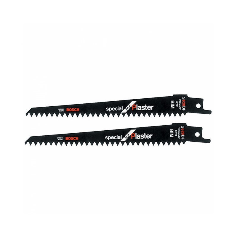 Lame De Scie Sabre Bosch S 528 DF Special For Plaster - Pour Plâtre Et Matériaux De Construction