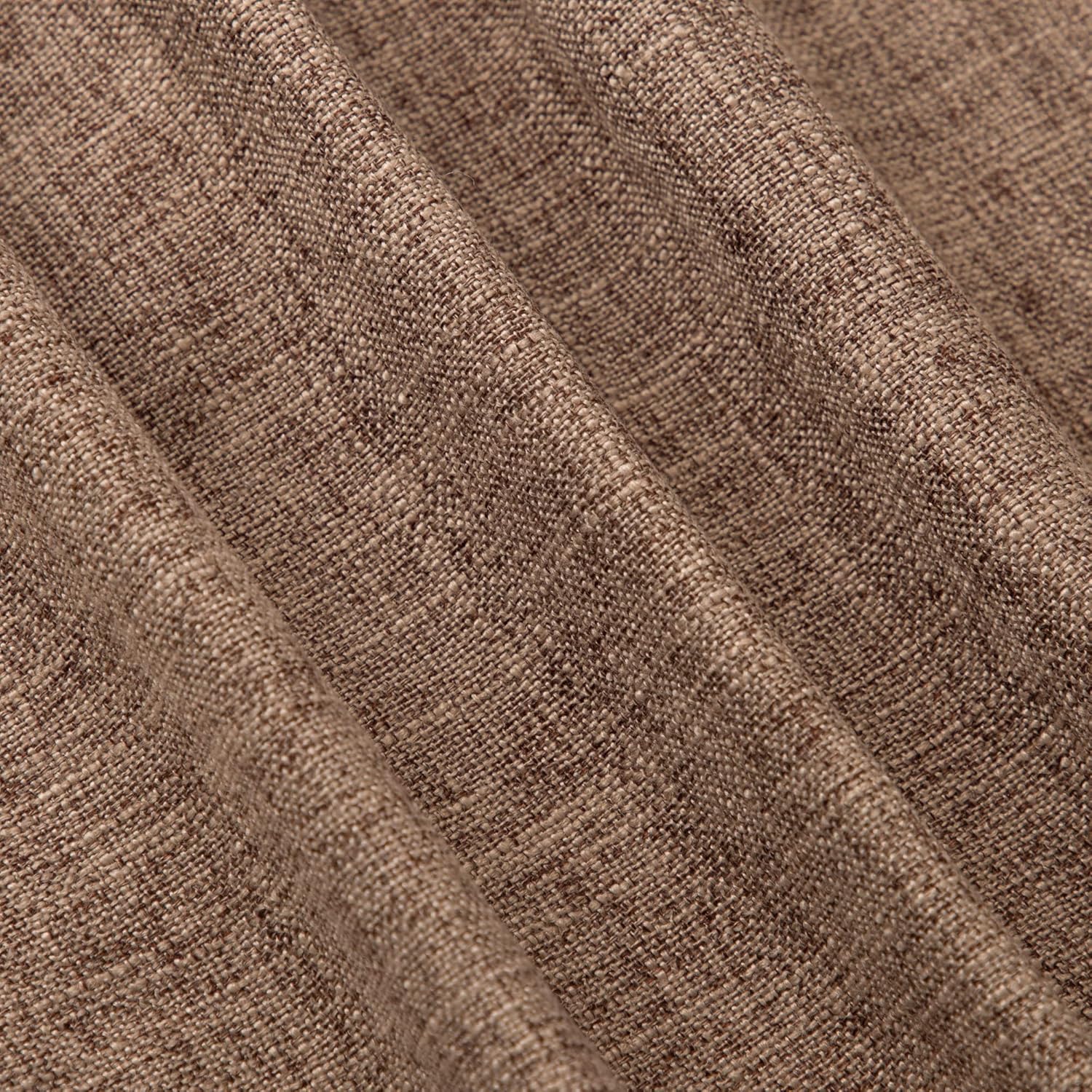 Lot de 2 Housses de Coussin Doux Lin Décoratif Coussin Couvre Style De Luxe pour canapé Chambre Marron Clair 40x40 cm - 4