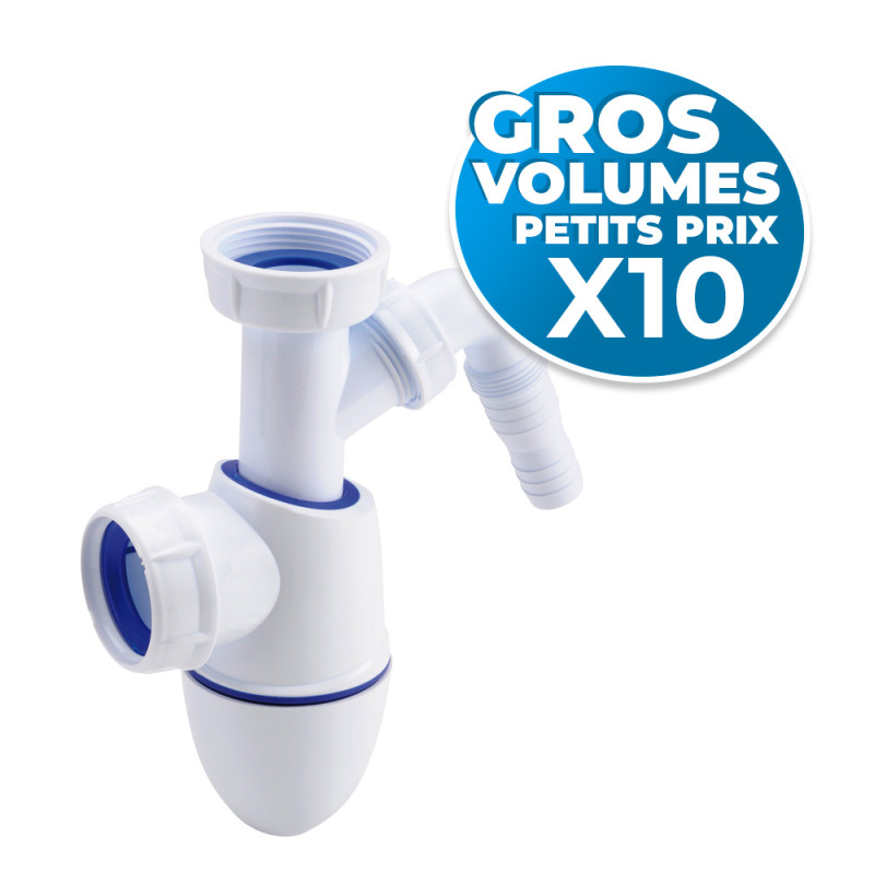 Nicoll lot de 10 Easyphon Siphon avec joint comprimé pour évier, avec — free download