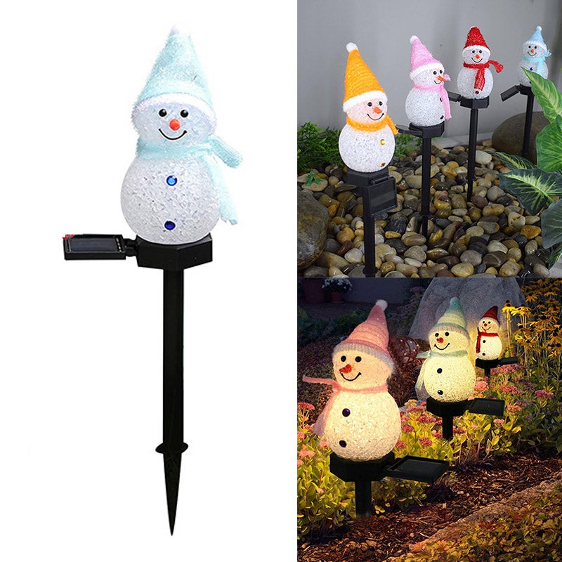 Lampy solarne do gruntu dekoracja ścieżki ogrodowej Boże Narodzenie oświetlenie zewnętrzne lampki ogrodowe LED niebieskie lampki choinkowe kształcie