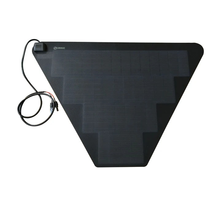 Panneau solaire flexible triangulaire de 62 W avec contrôleur pour les surfaces où les panneaux rectangulaires ne conviennent pas - 2