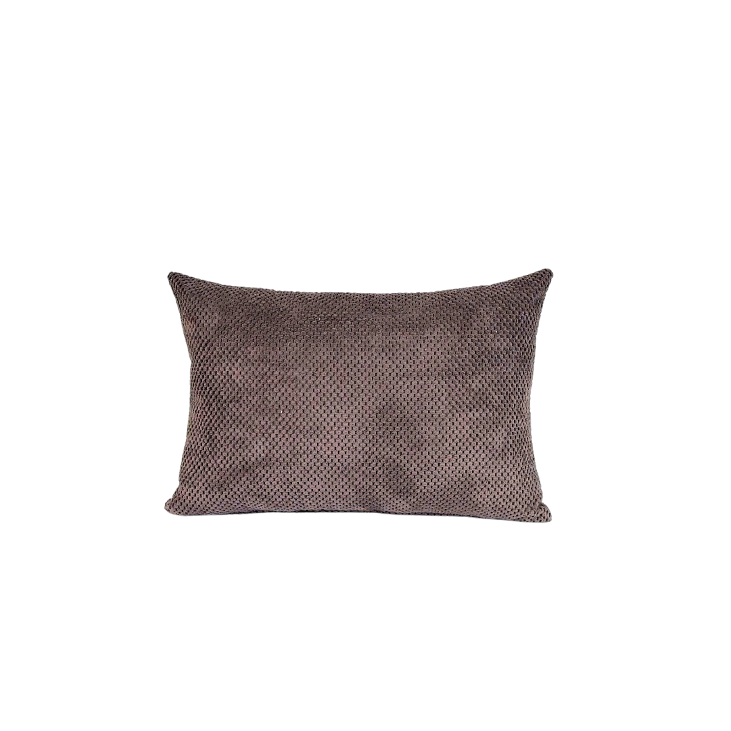 Poduszka ozdobna 60x40 Zefir dot Brązowy Velvet