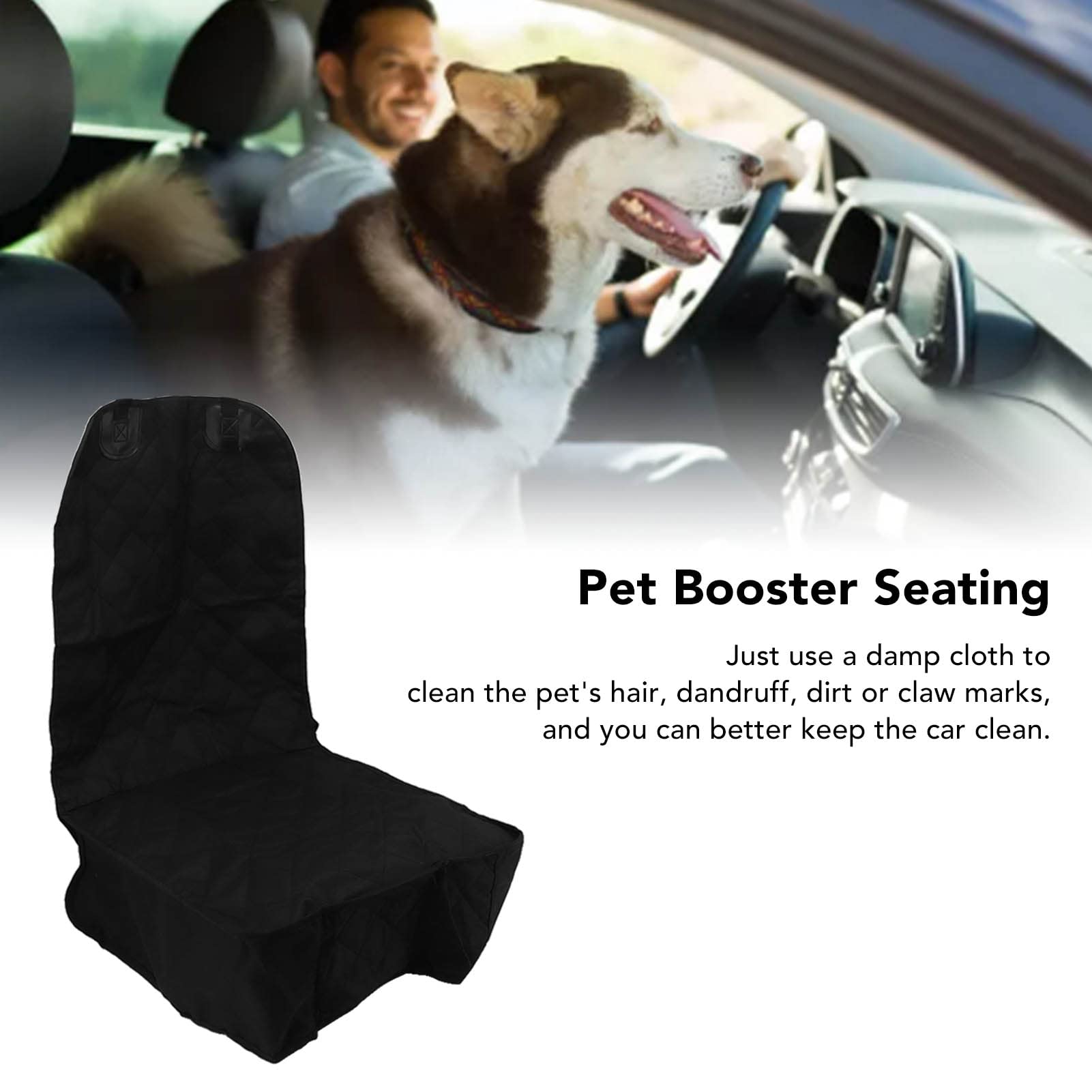 Cachorro Booster Assento impermeável Oxford pano respirável dobrável antiderrapante assento para animais de estimação - 4