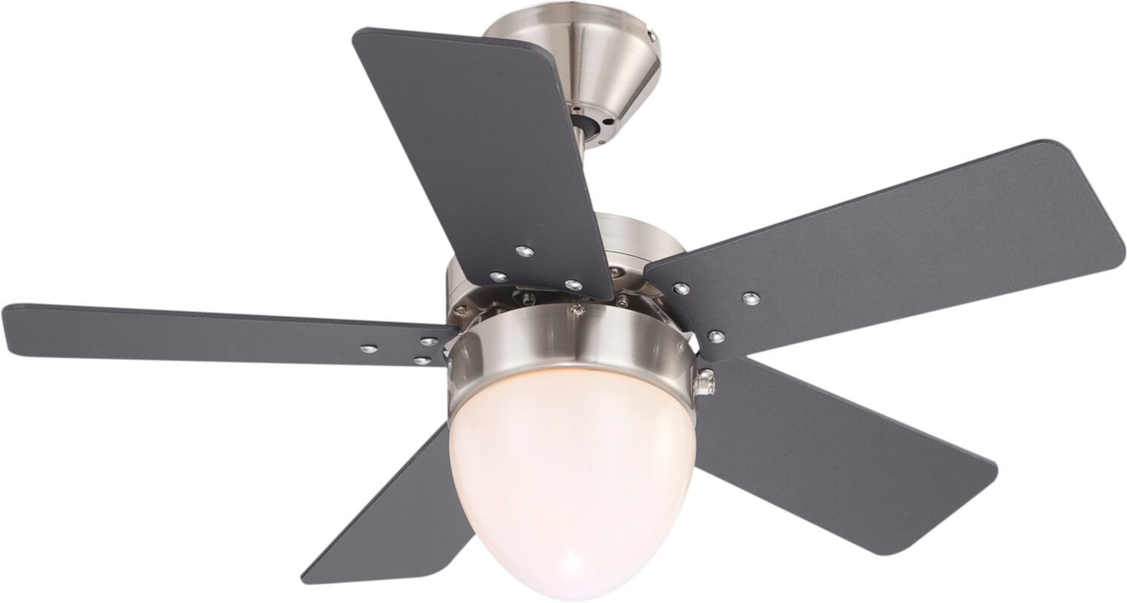 Ventilateur de plafond Marva 76 cm avec éclairage et chainettes - 2