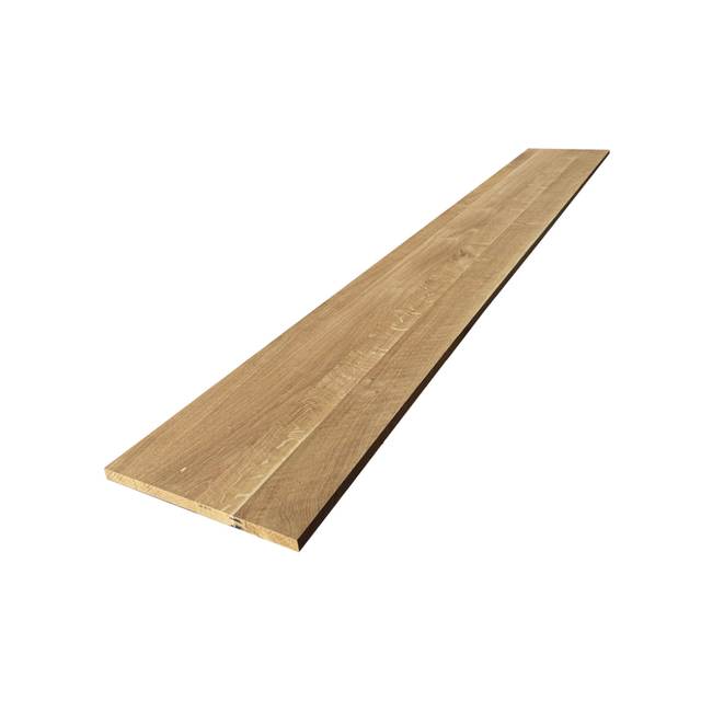 Tablette Chêne Rustique bois massif pleines lames, L.200 x l.30 cm, Ep.18 mm