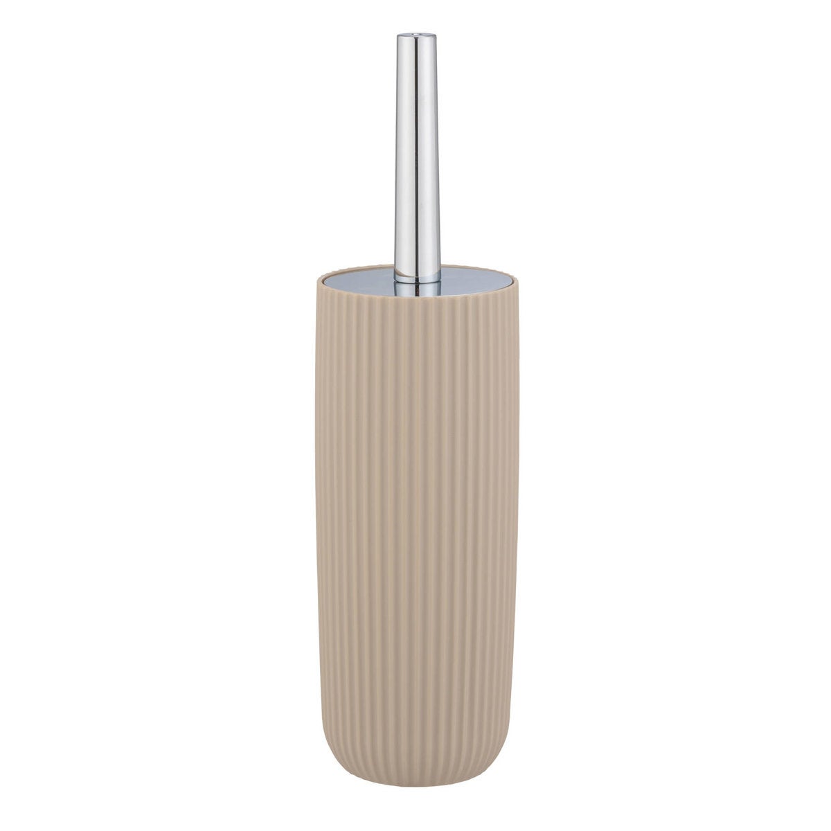 Brosse pour WC avec porte-bagages AGROPOLI, 35,5 cm, gris, WENKO, WENKO - 5