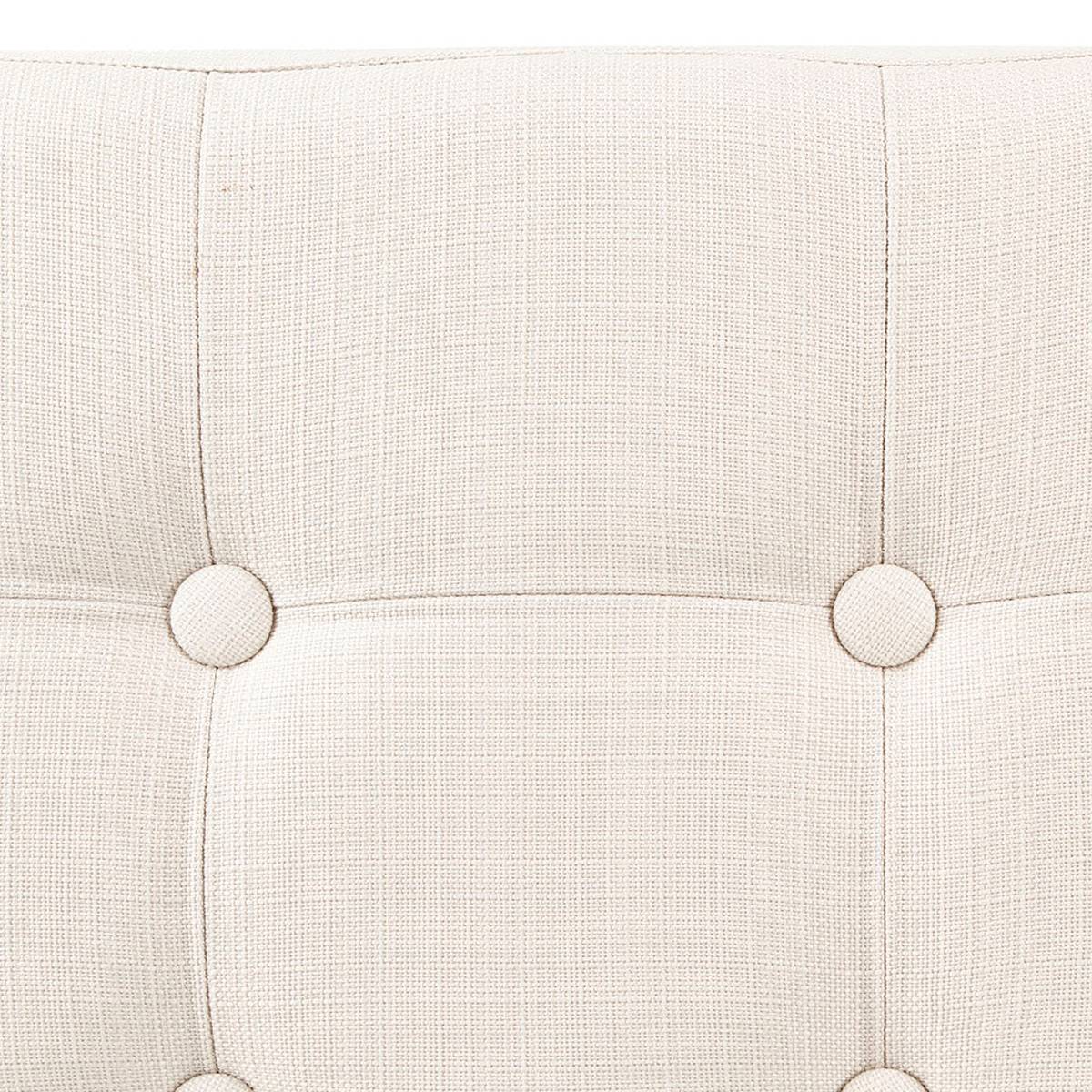 Atmosphera - Puff plegable doble 'Lysandre' beige - 5