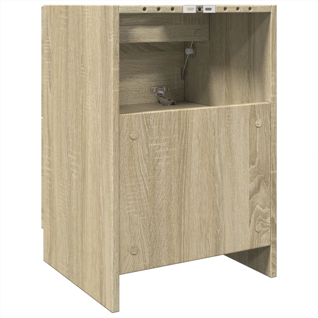 Armoire d'évier chêne sonoma 40x37x59 cm bois d'ingénierie - COMFORTXL - 7
