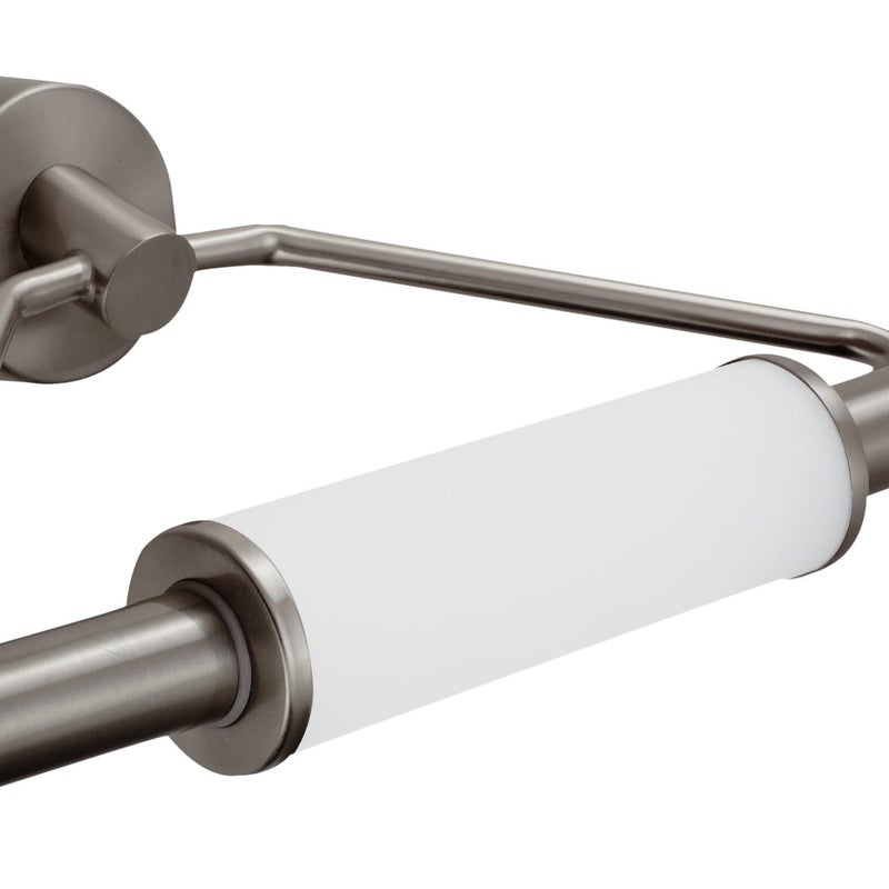 Kinkiet ścienny Major srebrno-biały 2xG9x40W wym: 14 x 29 x 18 cm szkło IP44 Candellux