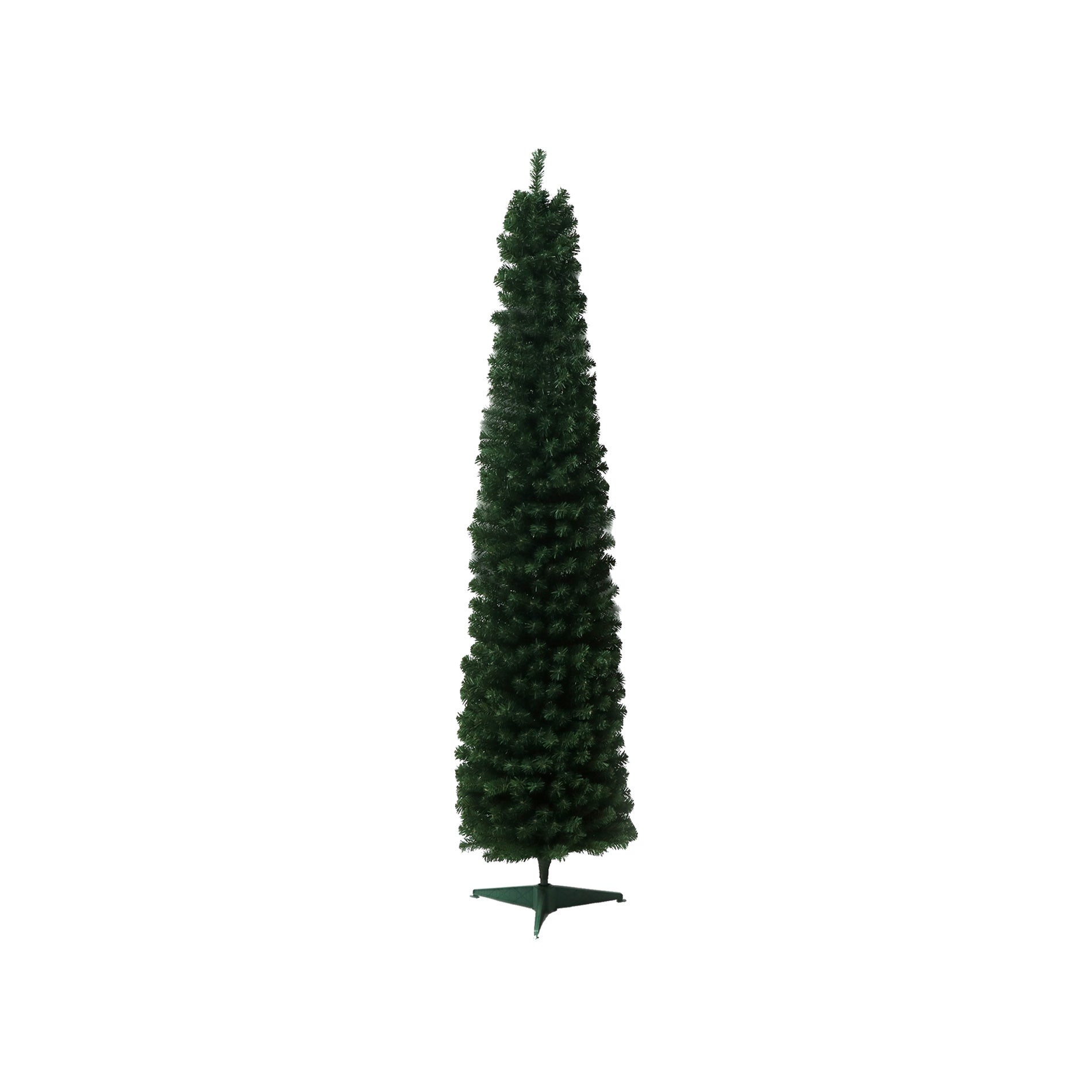 Rebecca Mobili Albero Di Natale Slim 180 Cm, Verde, Con 645 Rami In PVC, Base Inclusa, Apertura A Ombrello, Ideale Per Case Piccole E Vetrine - 4