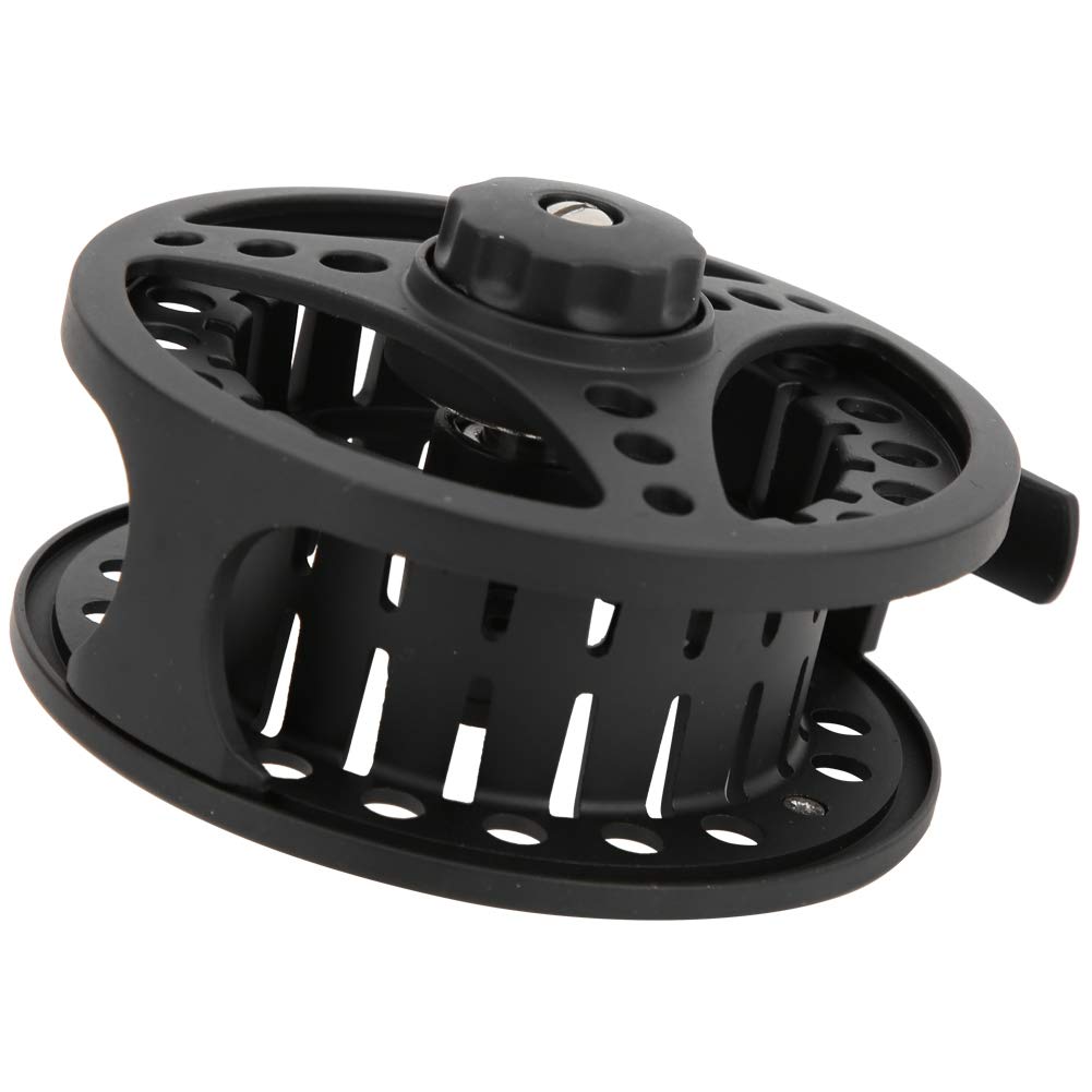 Attrezzatura da pesca a mosca, interamente in metallo, con cuscinetto a pressione, senza spazi, con ruota in filo e mulinello (7/8) - 2