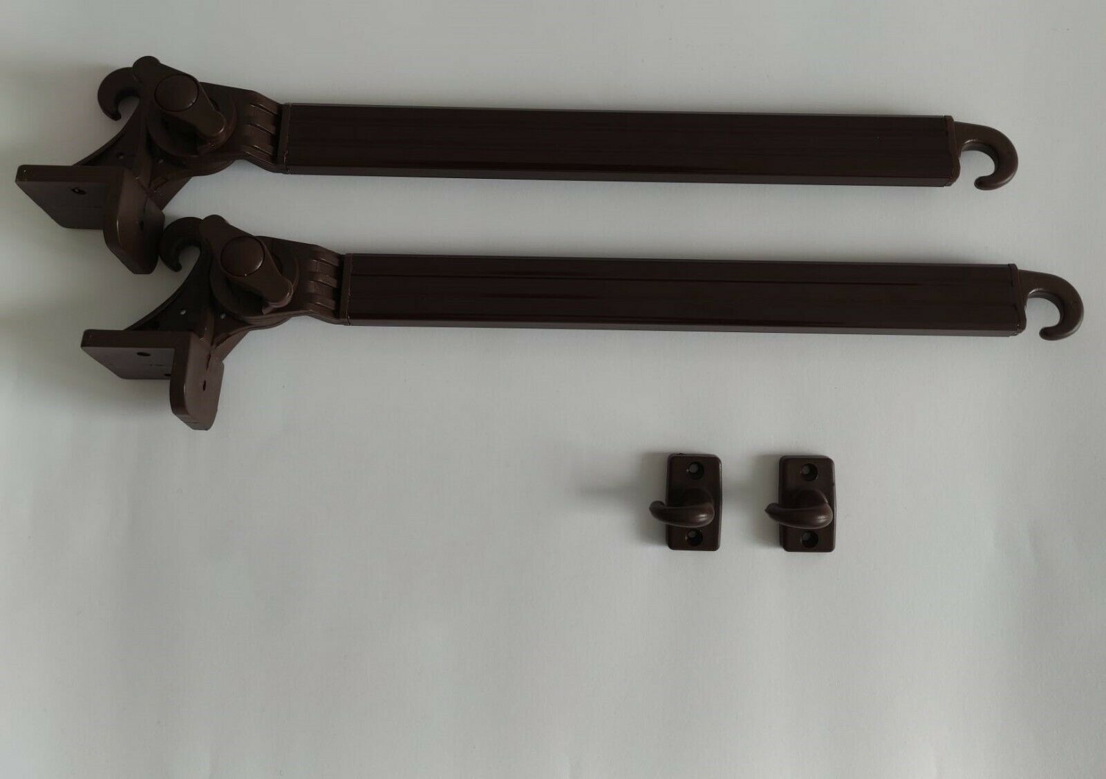 Braccetti Per Tenda Da Sole Caduta - Coppia Da 50cm O 70cm, Colori Vari (Bianco 9010 50cm)