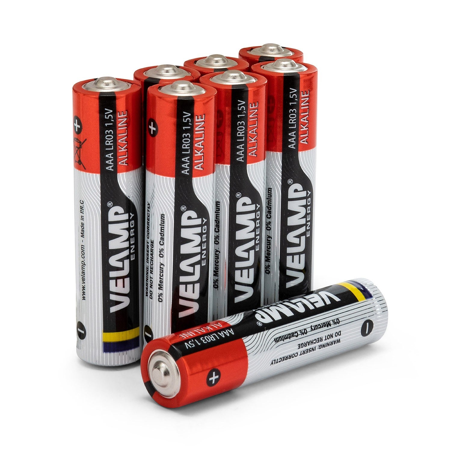 Pile alcaline MINI STILO LR03 AAA 1.5V - Blister de 8 - 2