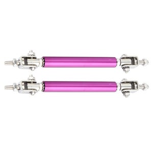 Protezione Paraurti Auto Con Asta Labbro 75mm, Regolabile, Supporto Anteriore/posteriore Universale, Colore Nero