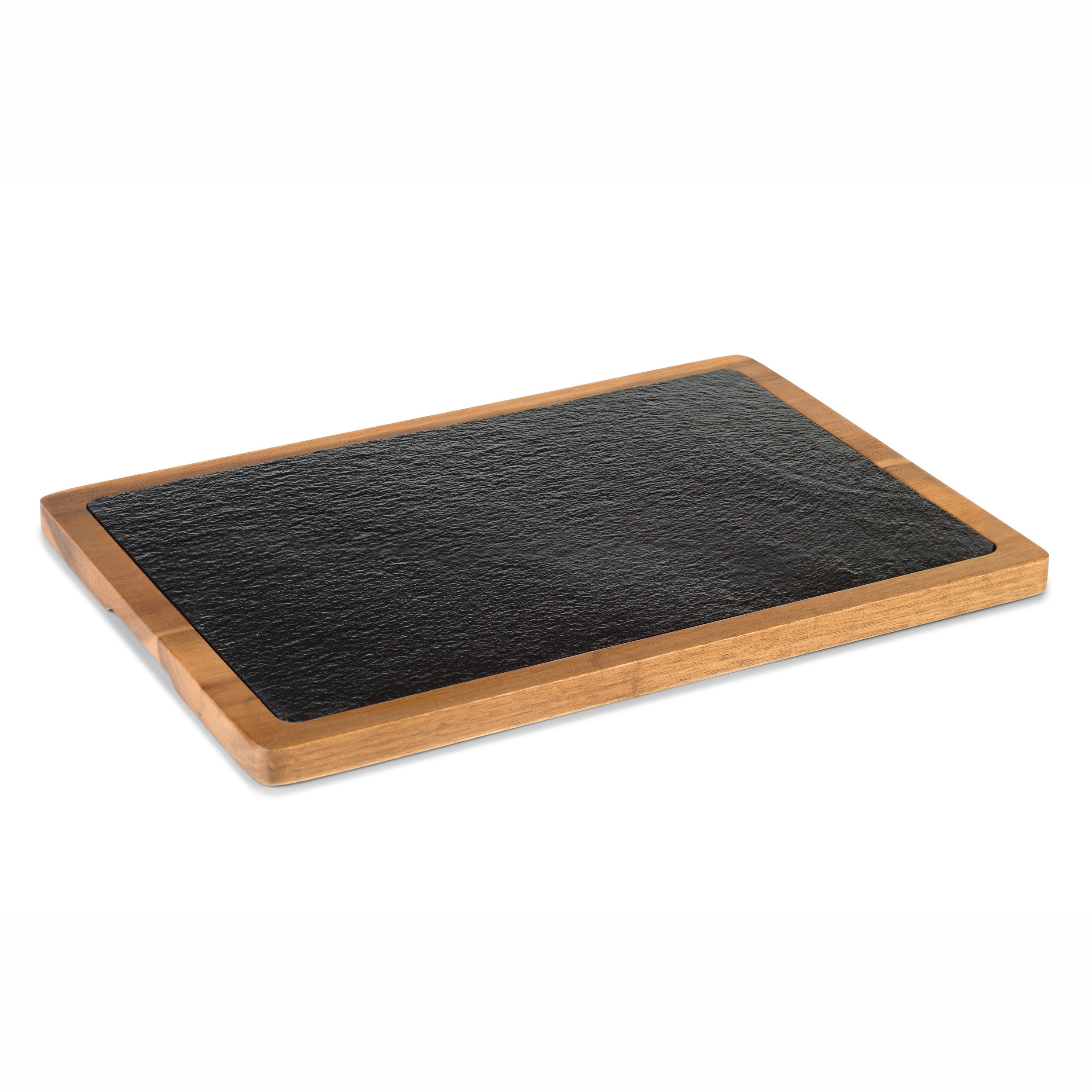 Plateau Ardoise Noir CASA - 11x1 Cm - Idéal Pour Fromages, Apéritif, Déco
