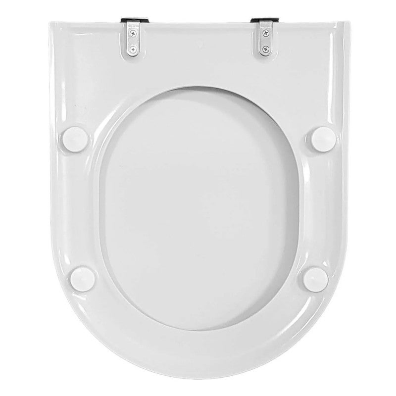 Abattant WC Bois Laqué - Compatible Marina Gala Horizontal, Facile à Installer