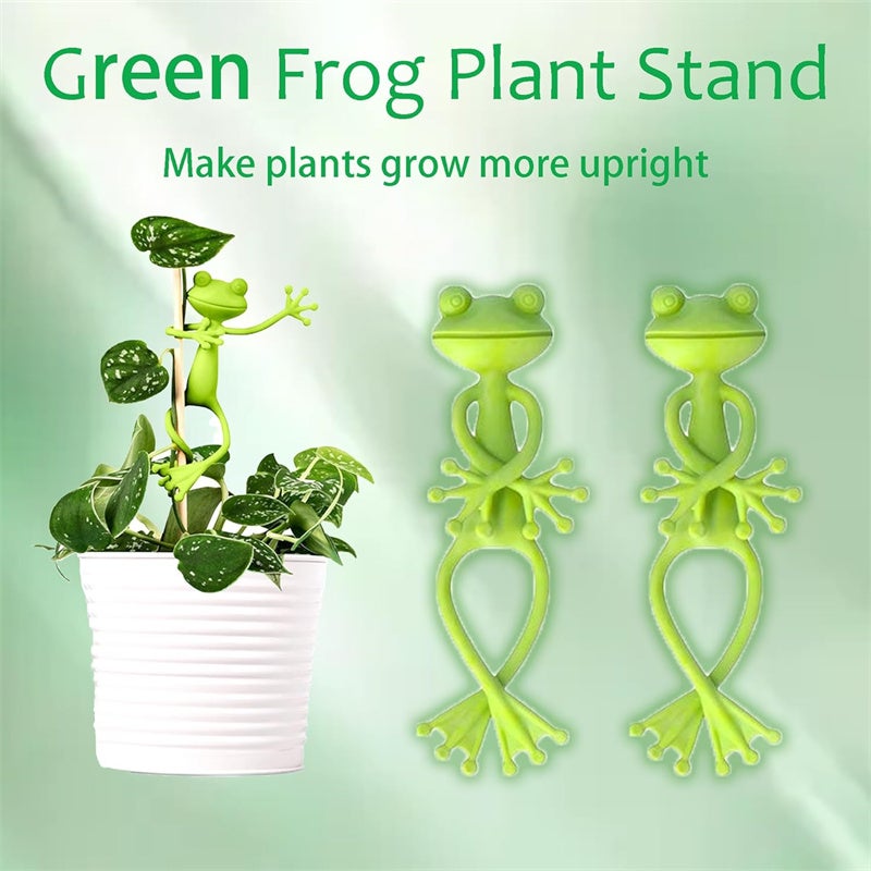 Lot de 20 supports pour plantes grimpantes en forme de grenouille, fixation simple pour vergers et potagers - 2