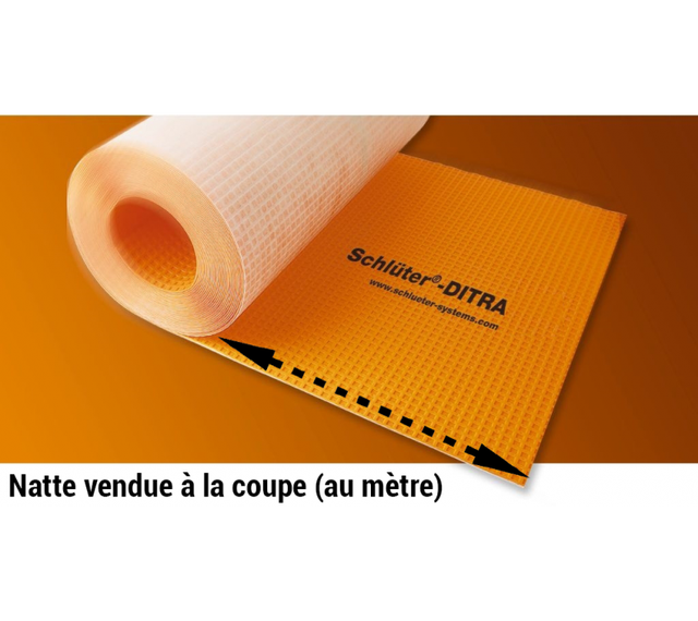 DITRA Natte de désolidarisation et d'étanchéité vendue au m² SCHLUTER
