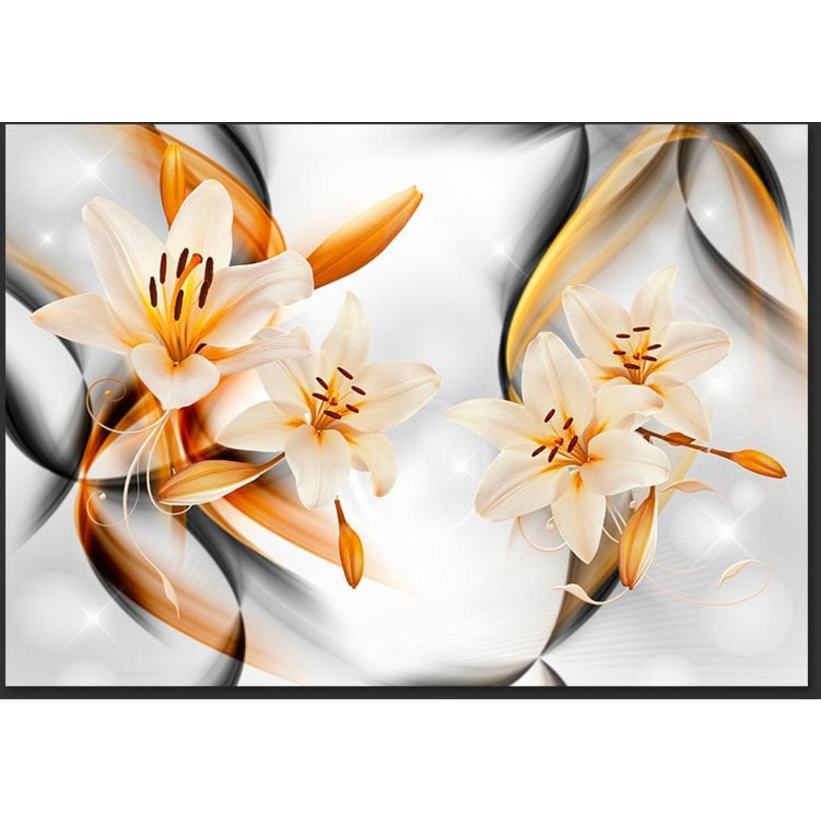 Papier peint l'innocence de lys - 400 x 280 cm - 2