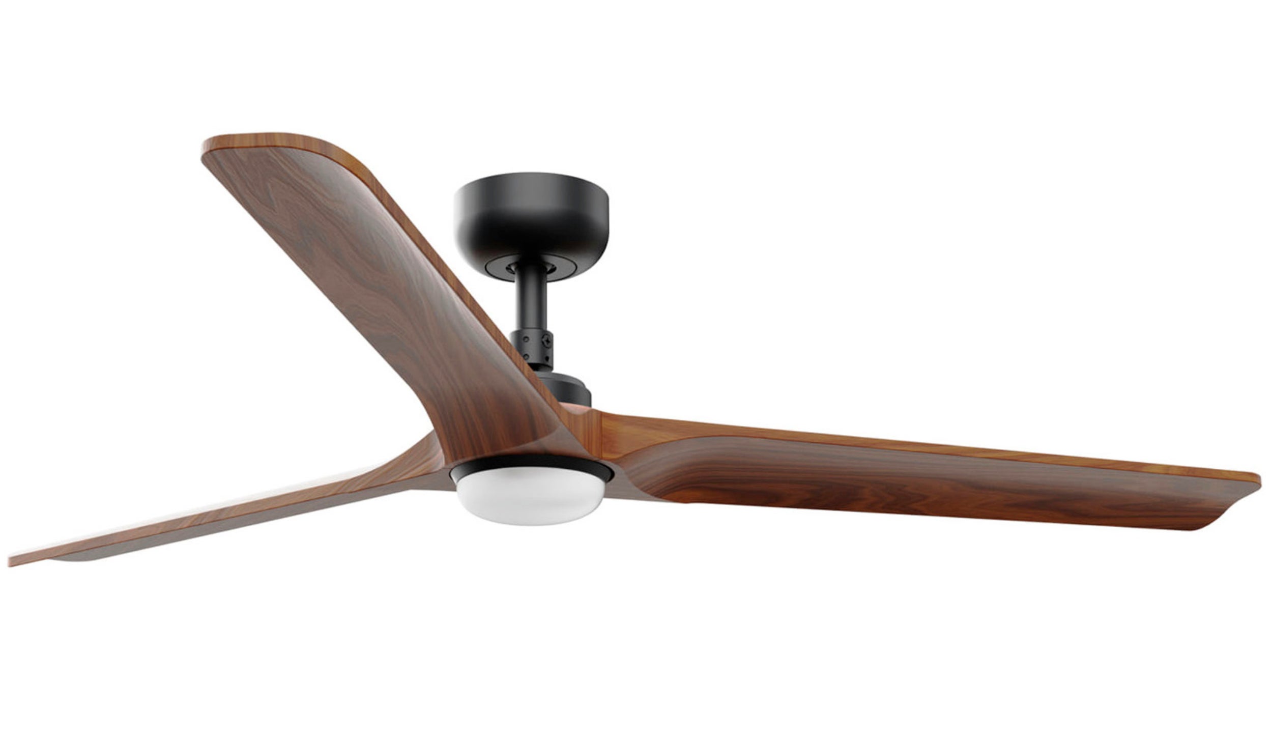 Faro Ventilador De Techo Dc Heywood L Con Led Negro , Leroy Merlin