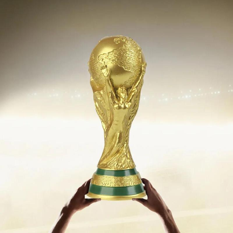 Décoration intérieure， Trophée de la Coupe du Monde de la FIFA, Qatar 2026, en résine, 72 cm, objet de décoration pour les fans - 7
