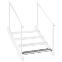 Gradino In Griglia VidaXL - Acciaio Zincato 60x24x7 Cm Antiscivolo Per Interni/Esterni - Foto 2