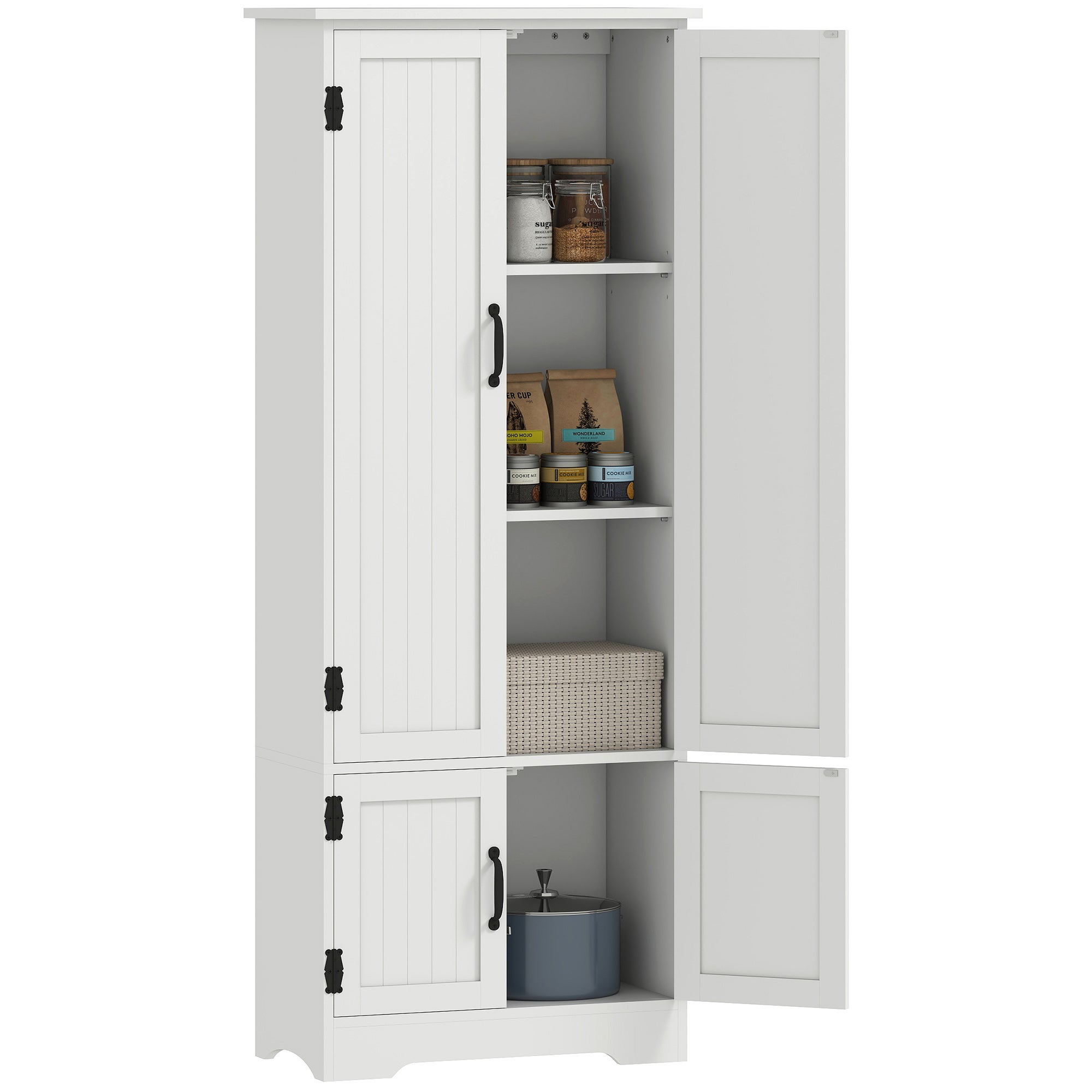 Buffet de cuisine armoire de cuisine contemporaine multi-rangements 2 ...