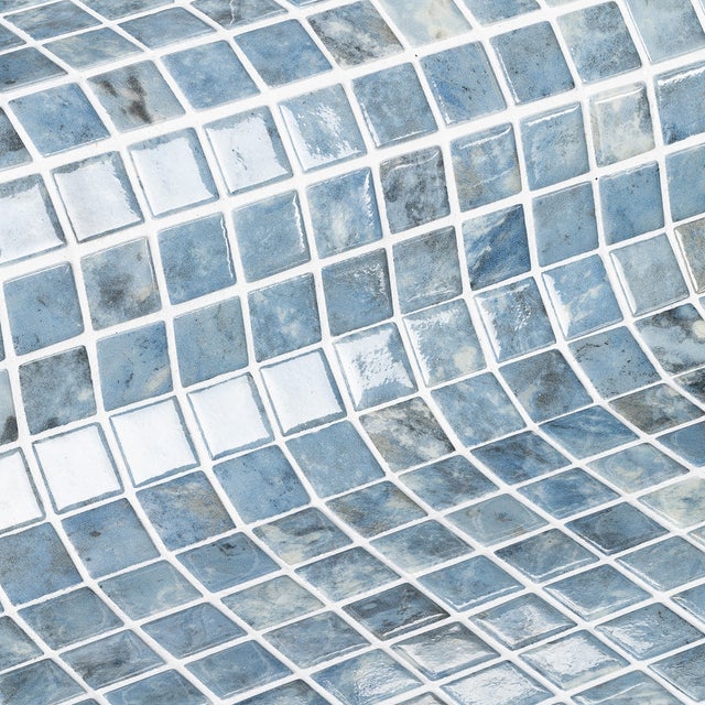 2 m² Mosaïque pour piscine Gemma Celestite 25 x 25 mm - Ezarri