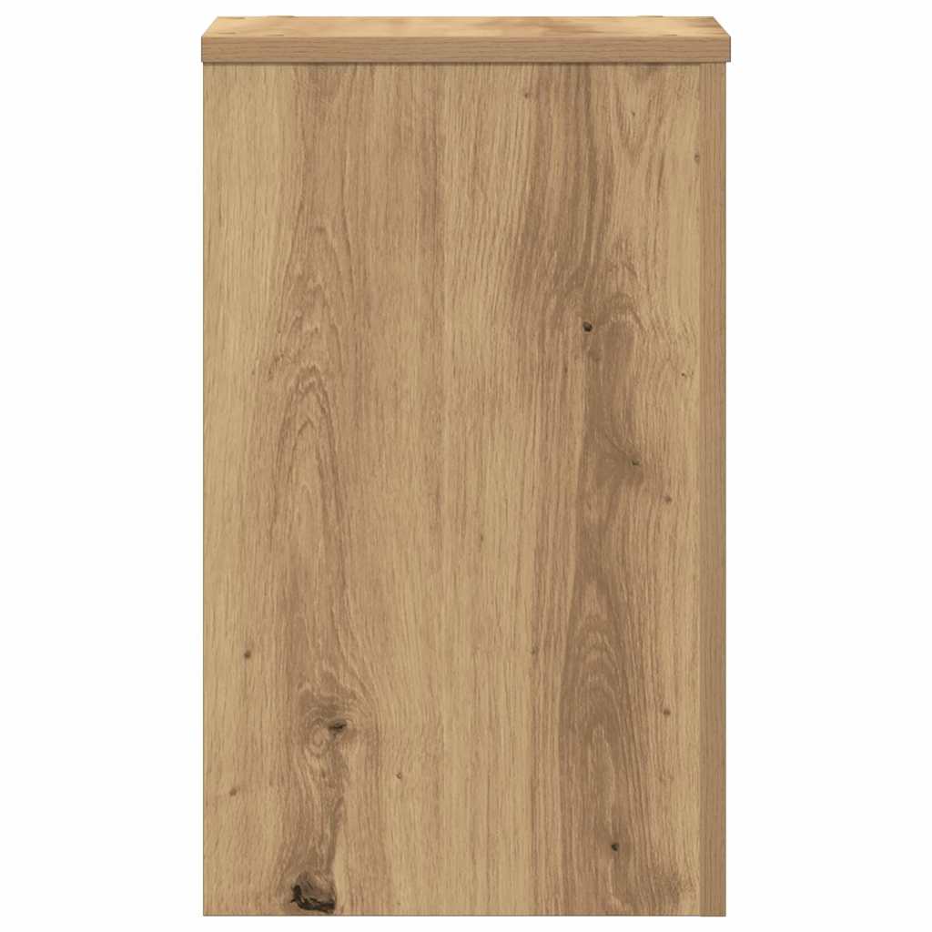 Supports pour plantes 2 pièces chêne artisanal panneau de bois - 4