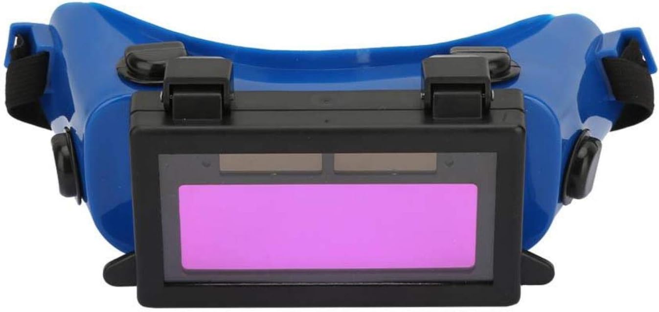 Automatyczne okulary spawalnicze Okulary ochronne na budowę do spawania elektrycznego Niebieskie