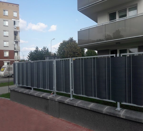 Brise-vue occultante résine tressée grillage clôture et balcon gris anthracite LG: 7M50 x HT: 1M60 - Concept Maison et Jardin - 5