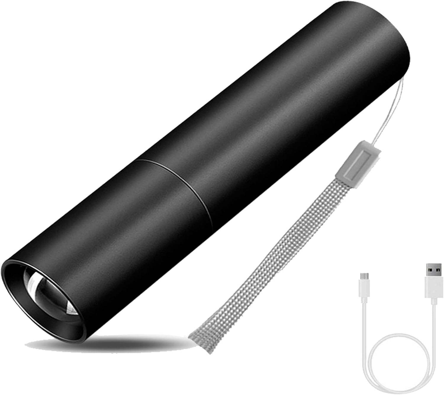 Lampe de poche Mini lampe de poche - Rechargeable par USB - Lampe de poche LED - Mini