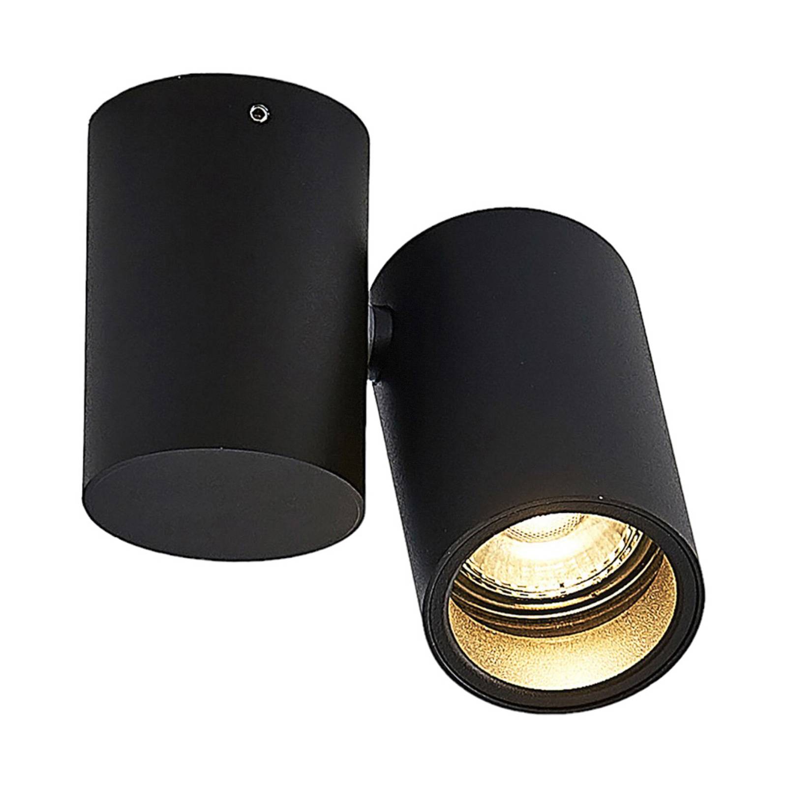 Arcchio plafondlamp 'Gesina' (modern) in Zwart uit aluminium o.a Arcchio plafondlamp 'Gesina' (modern) in Zwart uit aluminium o.a