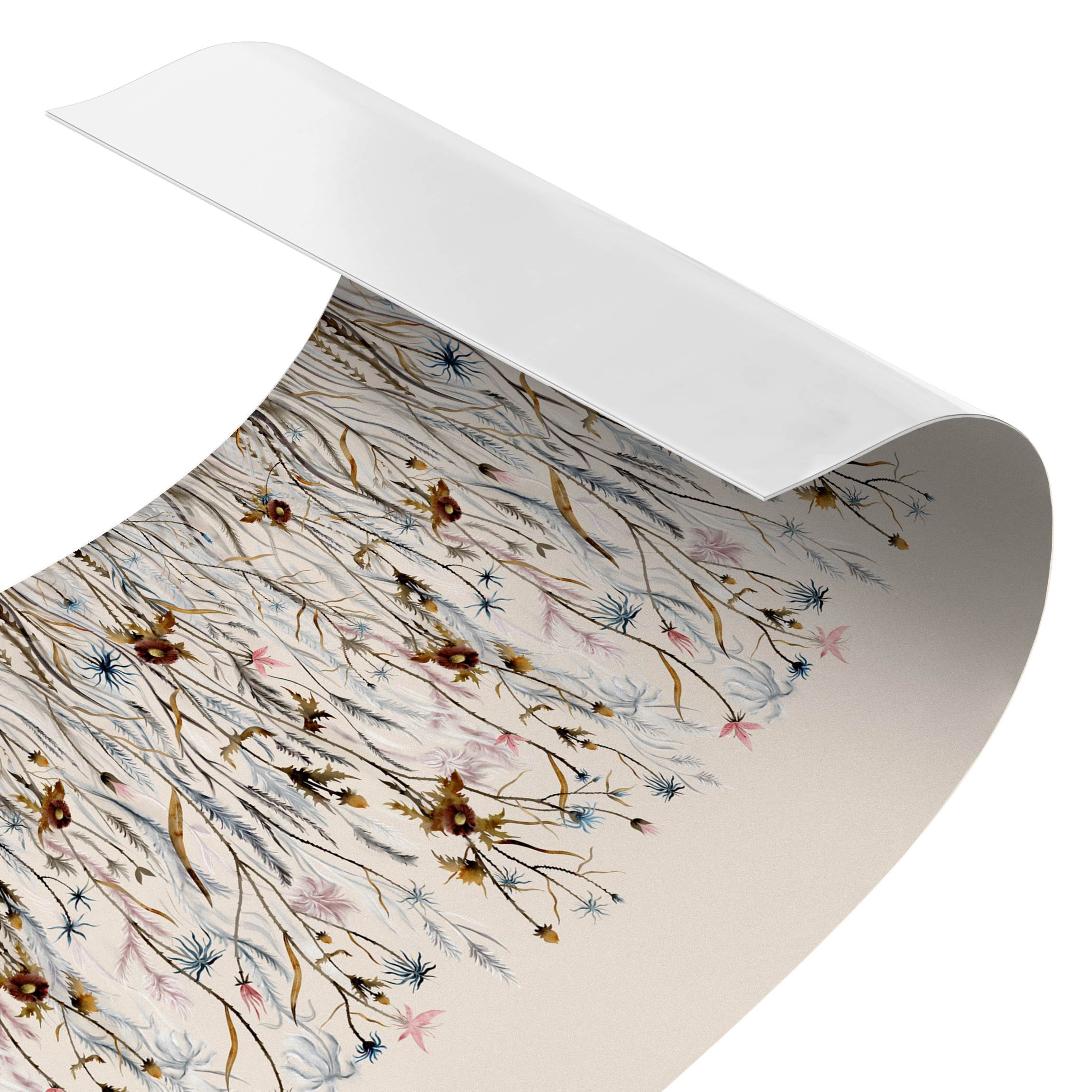 Crédence cuisine moderne crédence adhésive imperméable et résistant à l'huile autocollante sur mur et carrelage sauvage fleurs 200 x 50 cm - 5