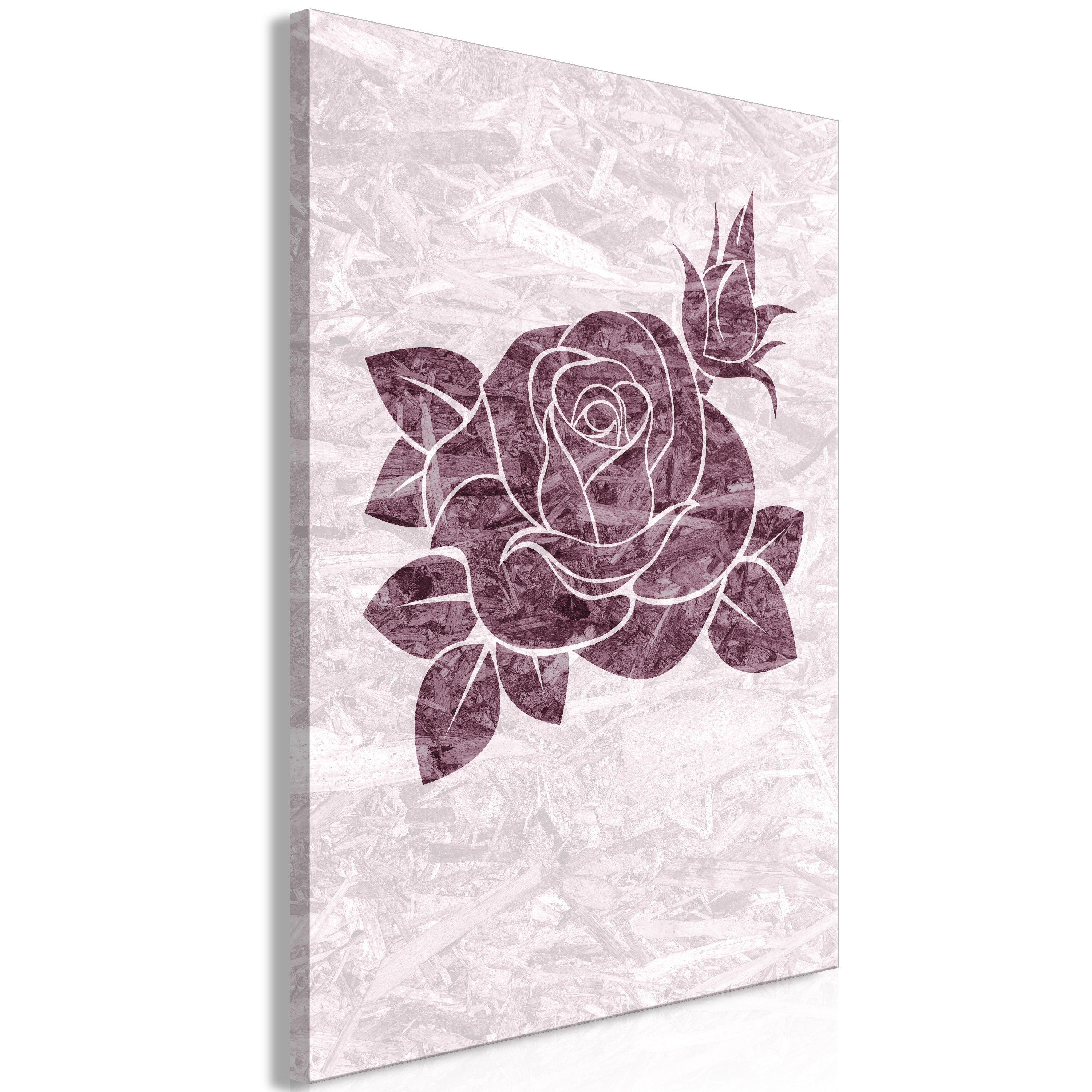 Cuadro decorativo en lienzo con impresión premium en 1 parte sobre marco de madera patrón de ráfagas de amor 40x60cm 11_0016963