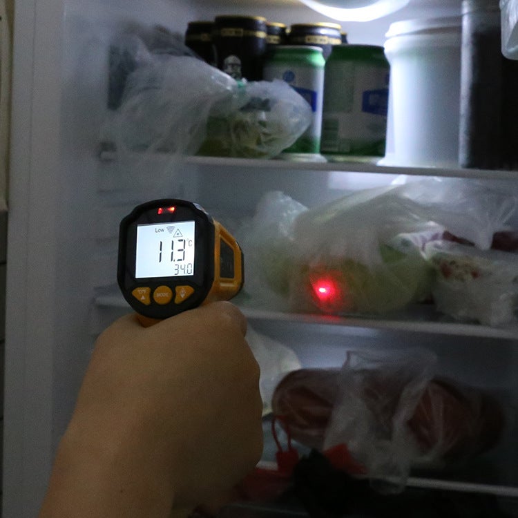 Pistolet de température infrarouge de haute précision, thermomètre infrarouge TS600, thermomètre électronique industriel portable - 6