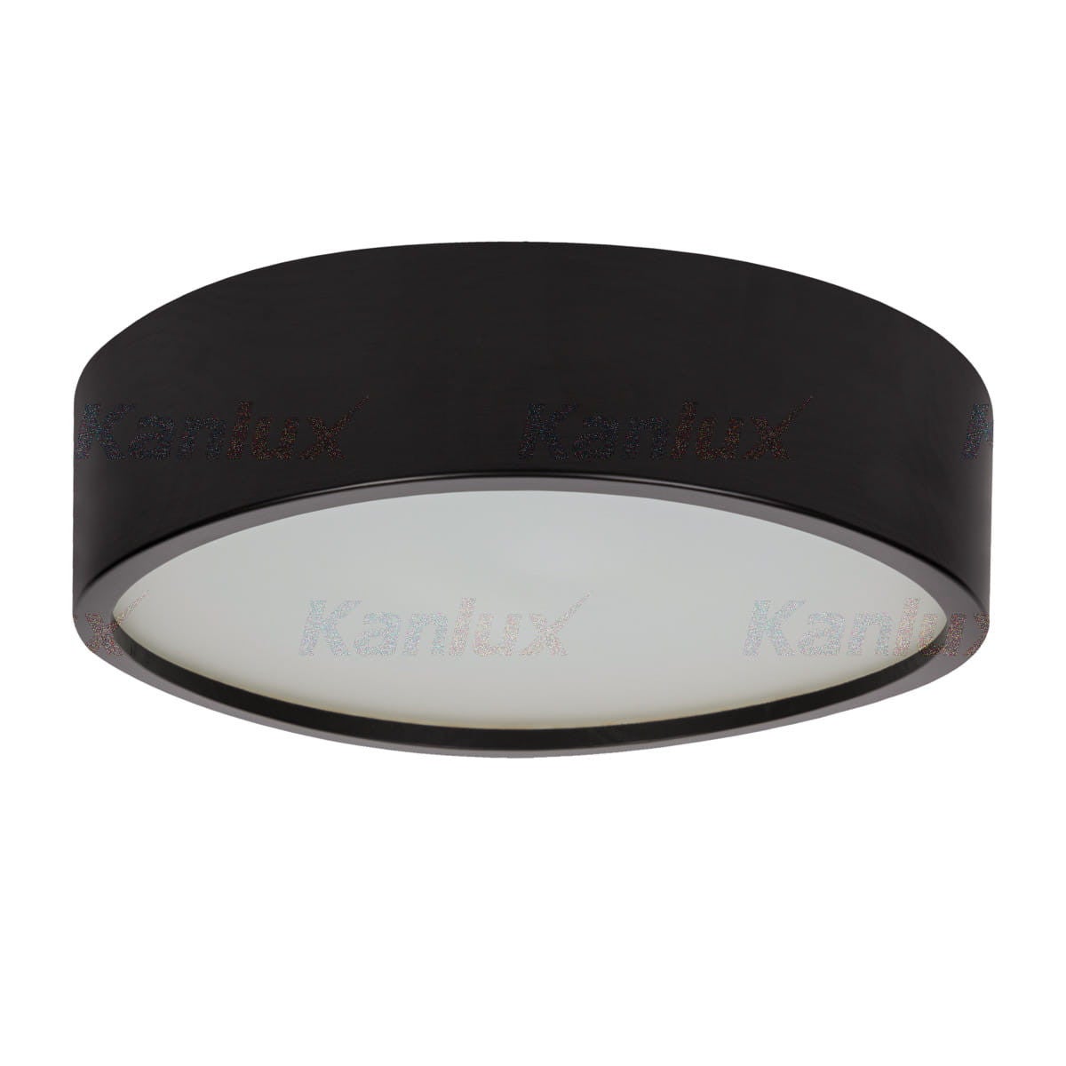 Plafon JASMIN czarno-biały 2xE27x20W wym:7,7x37,5x37,5cm IP20 Kanlux