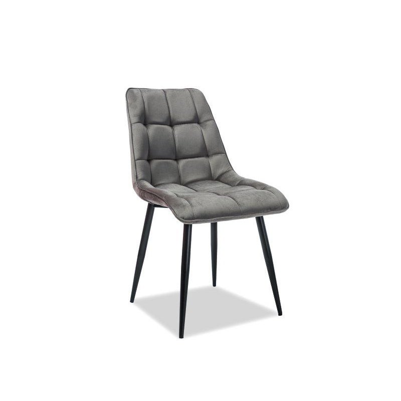 Krzesło CHIC VELVET szare