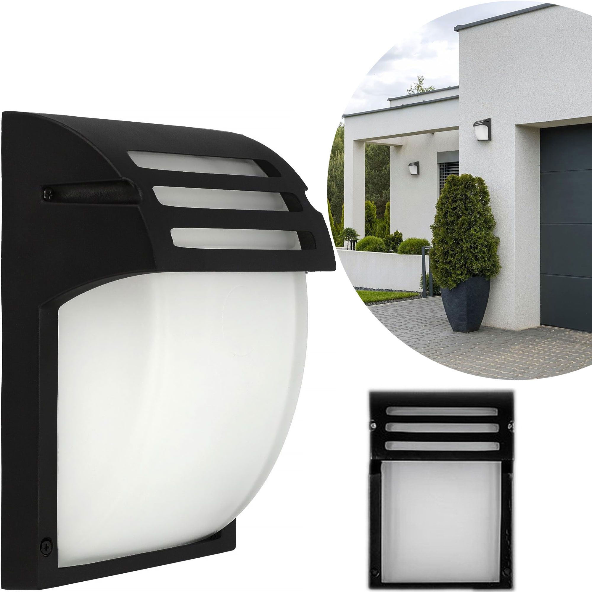 Lampa Elewacyjna Toolight Rsl013-1W Czarny