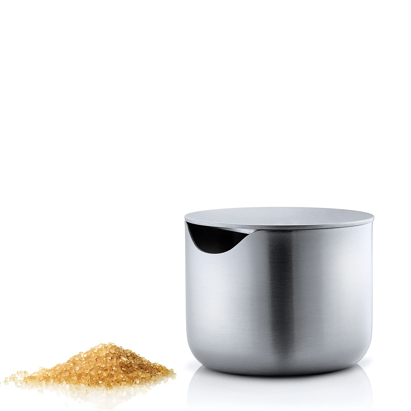 Zuccheriera sferica, tazza in acciaio inossidabile, vaso in metallo per spezie, contenitore per condimenti per sale, zucchero, caffè, tè, erbe