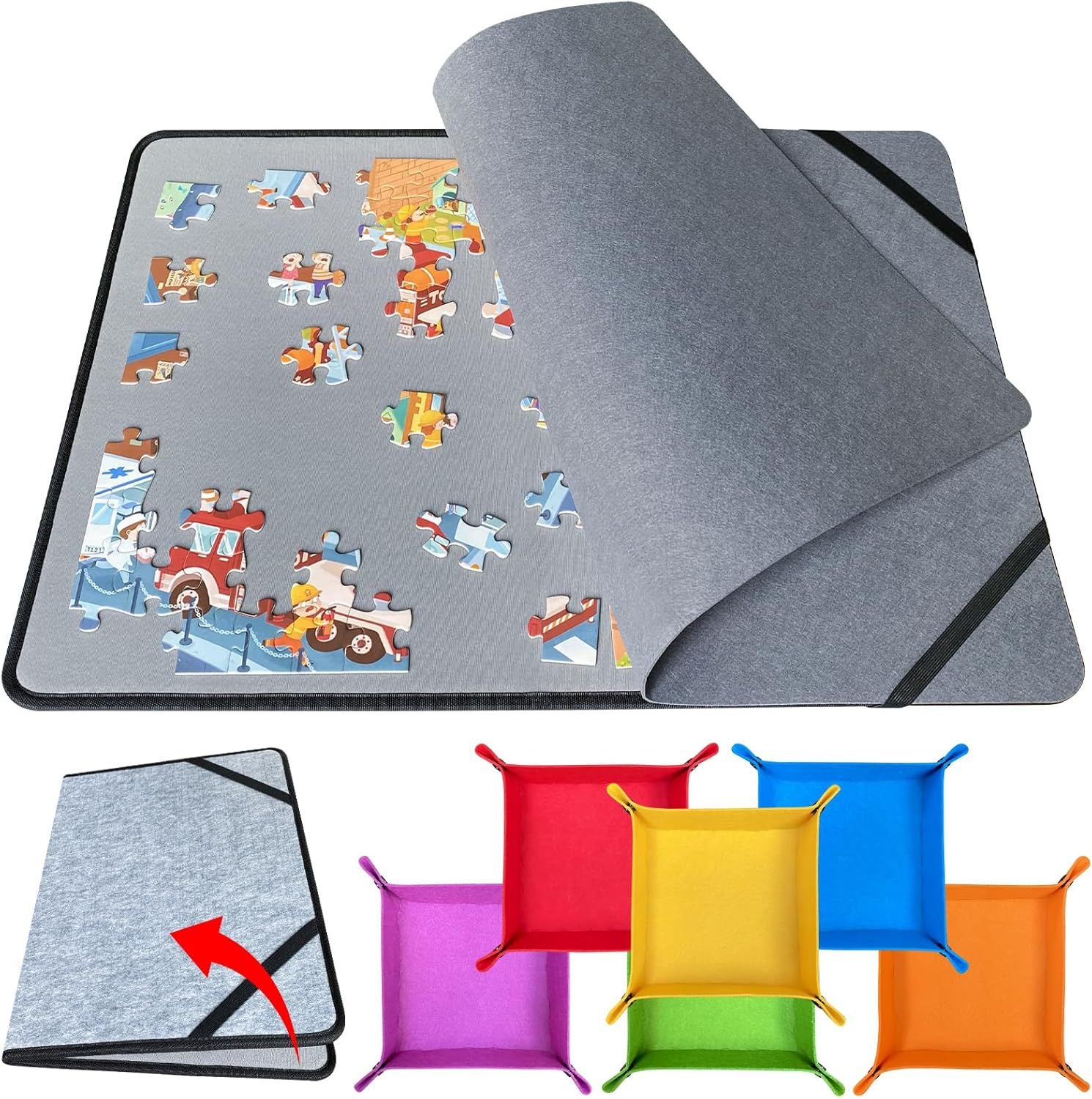 Lavievert Puzzle Planche à Puzzle Lavievert Inclinable - 6 Plateaux De Lavievert Puzzle Planche à Puzzle Lavievert Inclinable - 6 Plateaux De