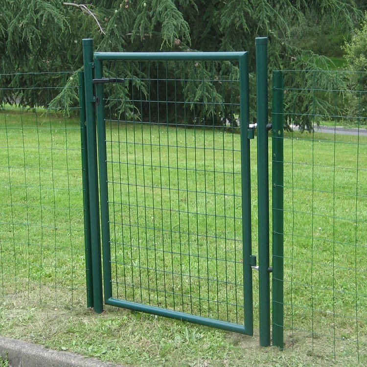 Portillon grillagé Garden+ gris, l.100 x H.125 cm - 7