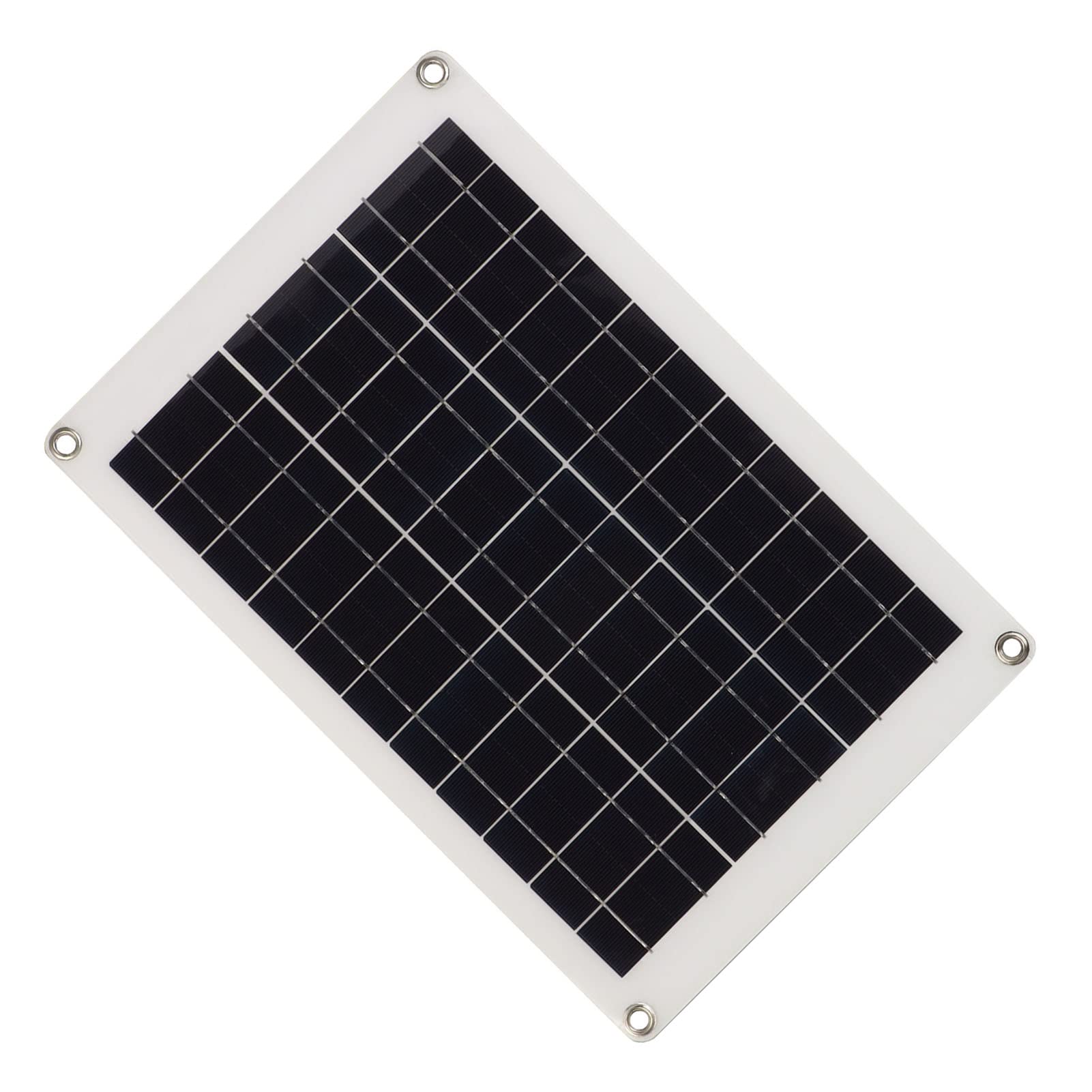 Kit pannello solare policristallino da 20 W Pannello di ricarica efficiente con doppia interfaccia USB per uso esterno - 5