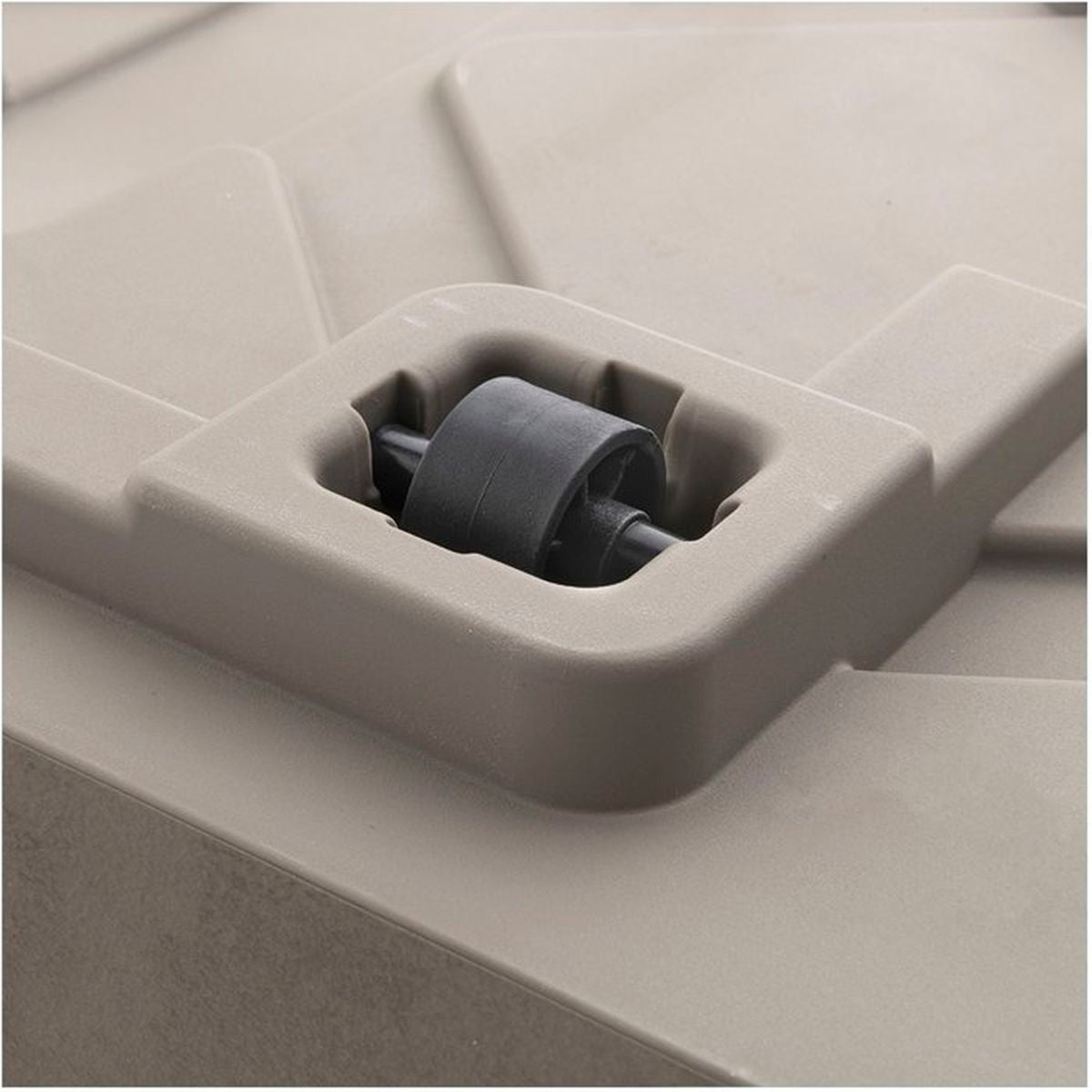 Pot rectangulaire DEROMA Millennium marron 99 cm 97 L réserve d eau roulettes - 4
