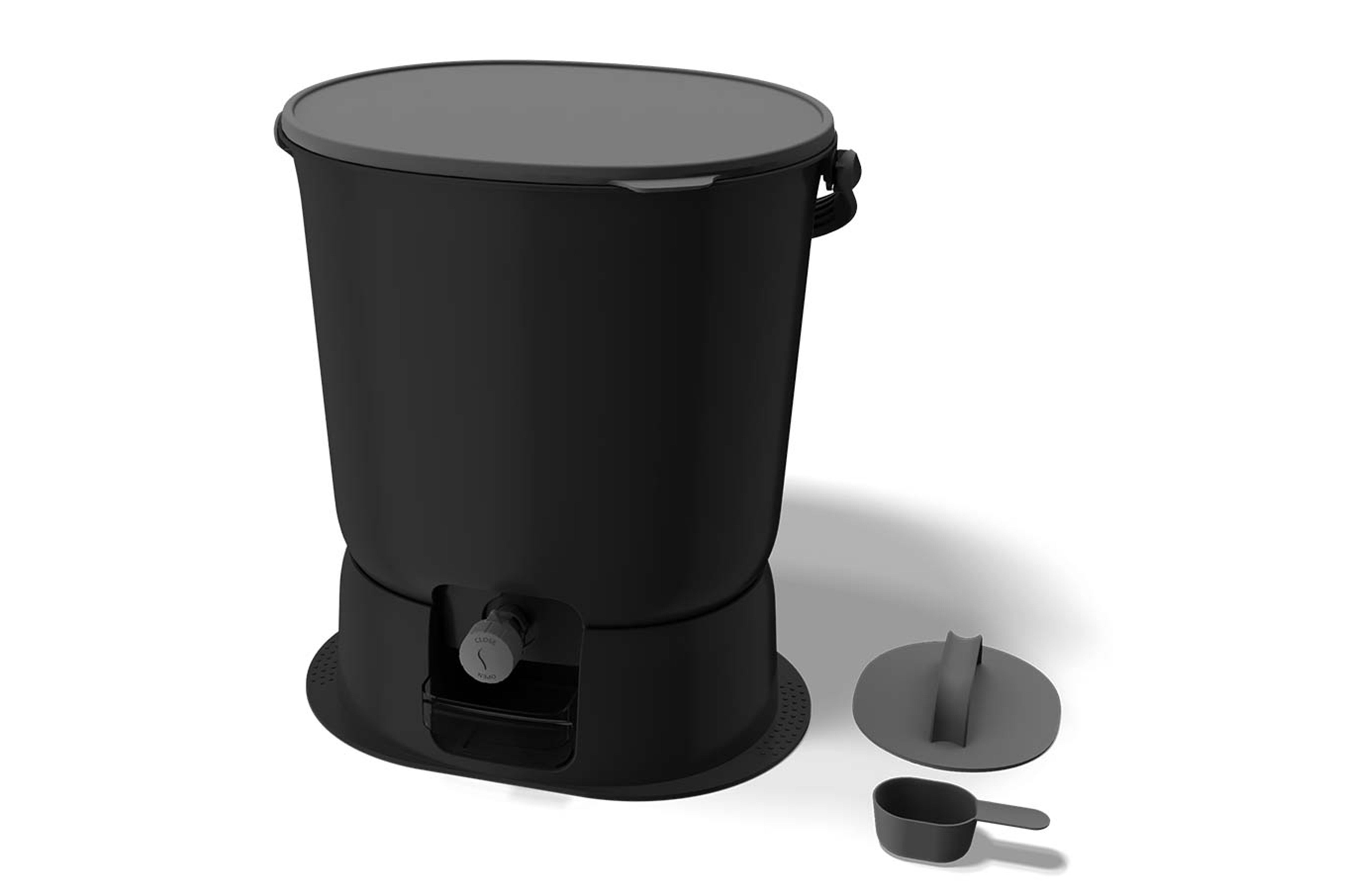 Bokashi Composteur Composteur Bokashi Essential 15,3L 1Kg Brain,Gris - Leroy Merlin Activateur De Compost