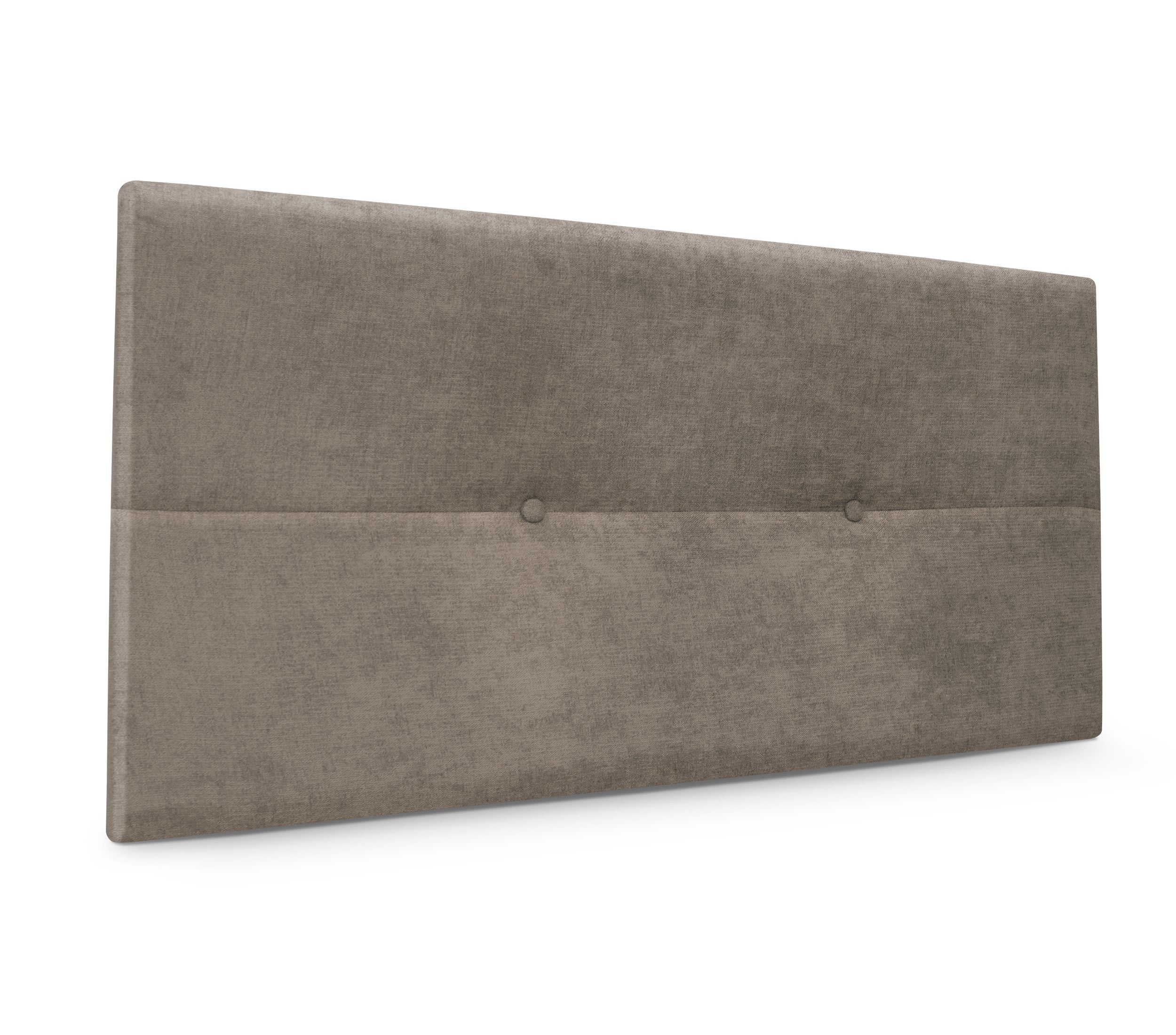 DHOME Tête de lit en tissu Aqualine avec Boutons 90x50cm Lits 80/90 - Terre - 5