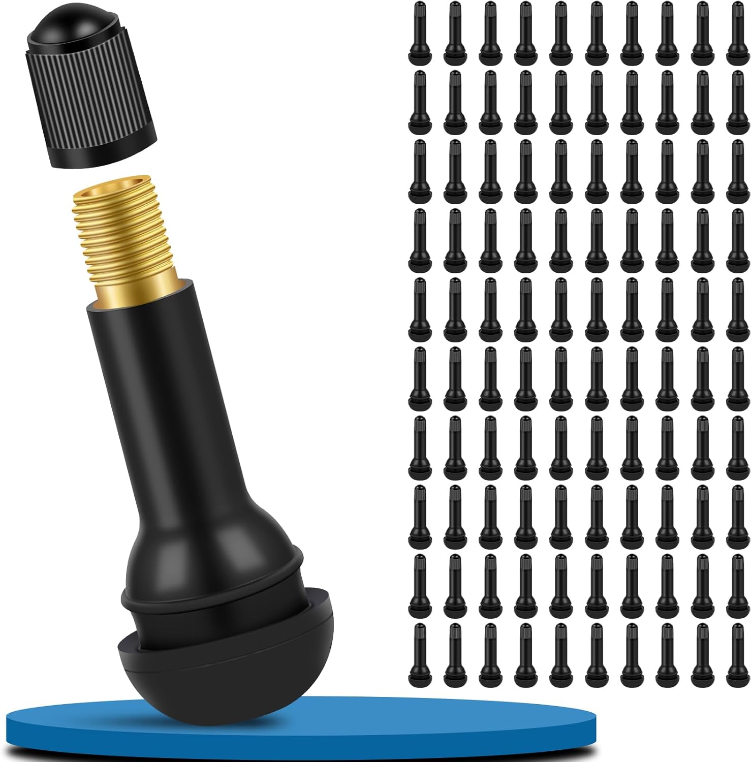 JUSTTOP Lot De 8 Bouchons De Valve De Pneu étanches à