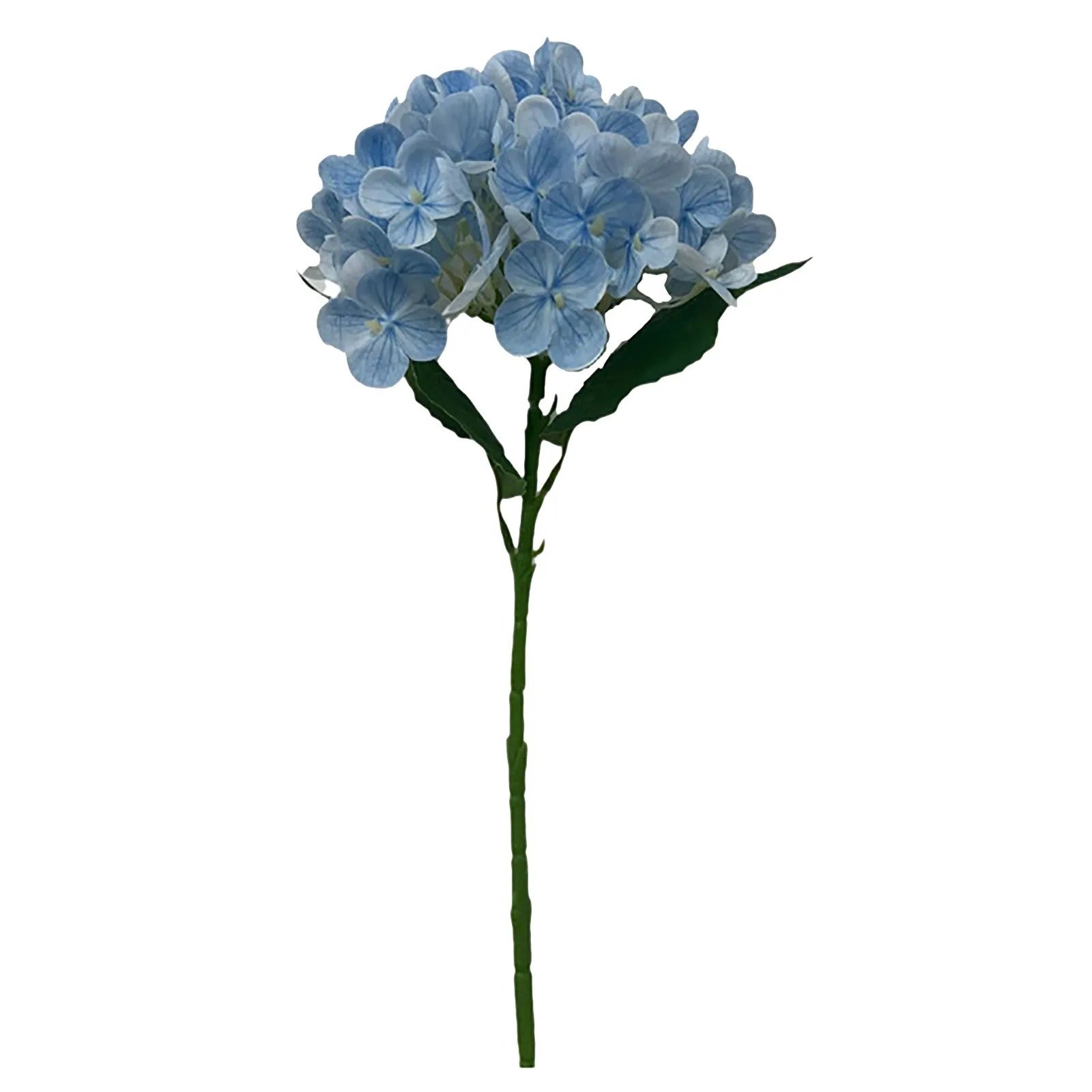2 Ortensie Artificiali Con Stelo, Fiori Finti In Stoffa, Decorazione Casa Viola E Grigio, 43 Cm, Per Soggiorno E Ufficio