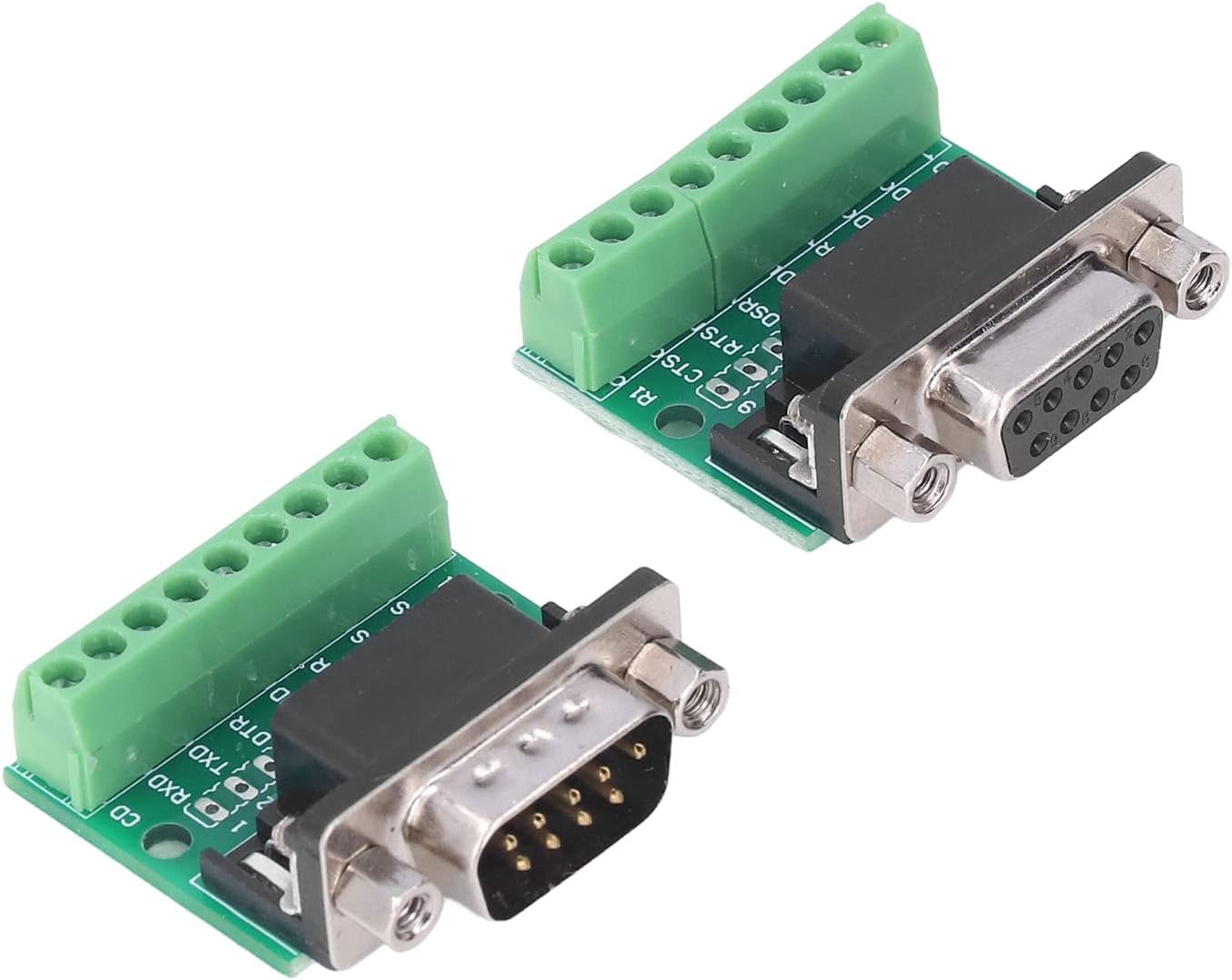 Adaptateur DB9 Mâle/Femelle Connecteur RS232/RS485 à Vis, 9 Broches — free download
