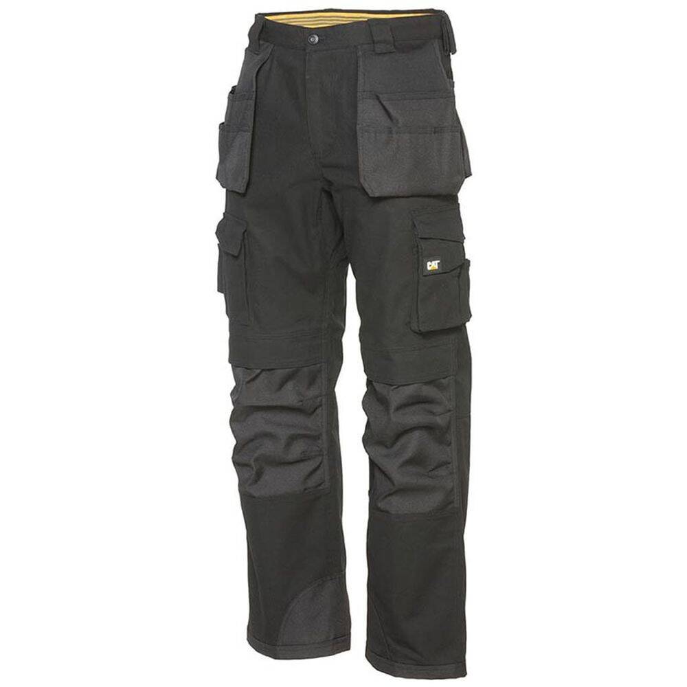 Pantalon Cargo Tactique IBEX Multi-poches - Avec Poches Genouillères - Tissu 65% Polyester 35% Coton - Pour Travail Et Plein Air